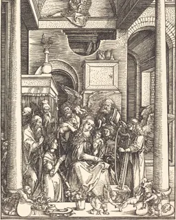 The Glorification of the Virgin by Albrecht Dürer