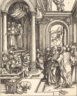 The Presentation of the Virgin in the Temple by Albrecht Dürer