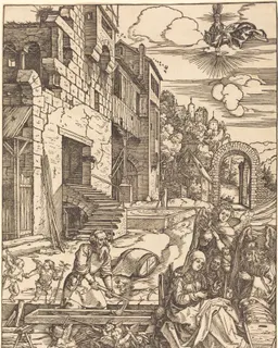 The Rest on the Flight into Egypt by Albrecht Dürer