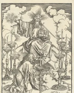 Vision of the Seven Candlesticks by Albrecht Dürer