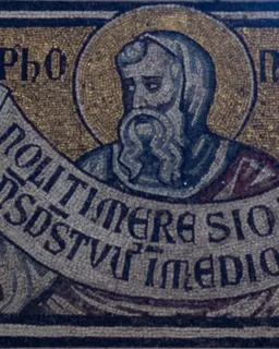 The Prophet Zephaniah (Florence Baptistery) by Master of the Florence Baptistery (Ghiberti workshop)