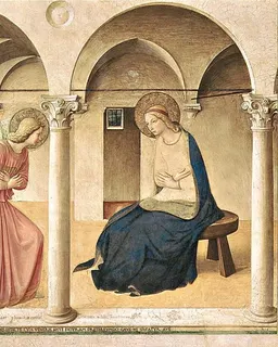 The Annunciation (San Marco) by Fra Angelico
