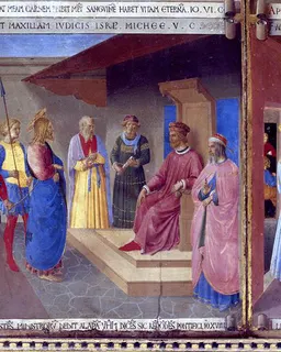 Christ before Pilate (Armadio degli Argenti) by Fra Angelico