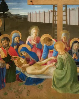 The Lamentation over Christ by Fra Angelico
