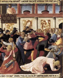 The Massacre of the Innocents (Armadio degli Argenti) by Fra Angelico