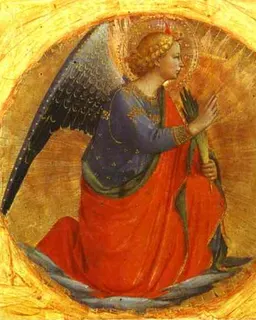 The Perugia Triptych (detail) by Fra Angelico