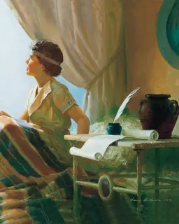 Boy Samuel Called by the Lord (God Appears in a Night Vision to the Boy Prophet Samuel) by Harry Anderson