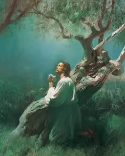 Jesus Praying in Gethsemane (Christ in Gethsemane) by Harry Anderson