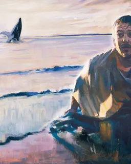 Jonah on the Beach at Nineveh by Daniel A. Lewis