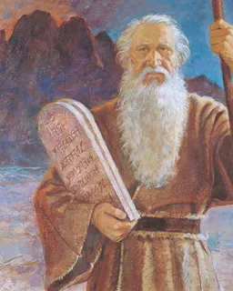 Moses and the Tablets by Jerry Harston