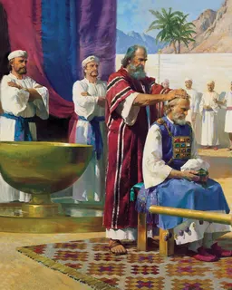 Moses Calls Aaron to the Ministry by Harry Anderson