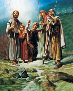The Announcement of Christ’s Birth to the Shepherds by Del Parson