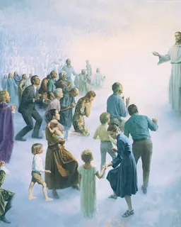 The Last Judgment (Washington D.C. Temple Mural) by John Scott