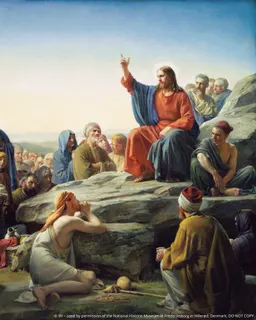 The Sermon on the Mount by Carl Heinrich Bloch