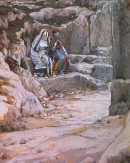 The Two Marys Watch the Tomb of Jesus by James Tissot