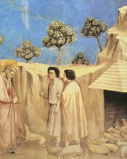 Joachim among the Shepherds by Giotto di Bondone