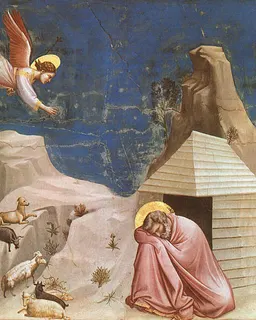 Joachim's Dream by Giotto di Bondone
