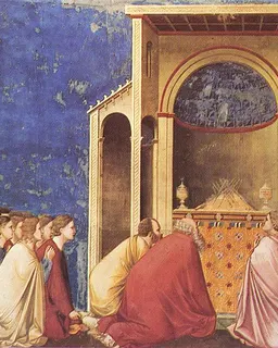 Prayer of the Suitors by Giotto di Bondone