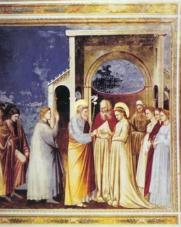 Marriage of the Virgin by Giotto di Bondone