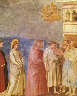 Wedding Procession by Giotto di Bondone