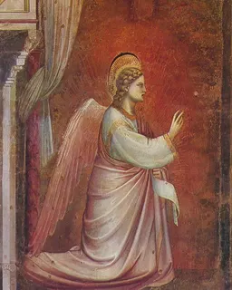 The Angel Gabriel Sent by God (Annunciation — Gabriel) by Giotto di Bondone