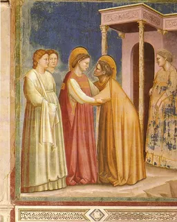 Visitation by Giotto di Bondone