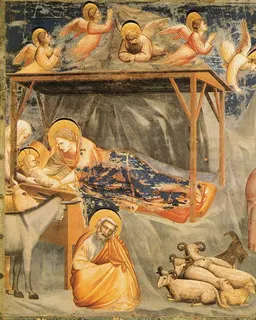 Nativity (Birth of Jesus) by Giotto di Bondone