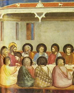 Last Supper by Giotto di Bondone