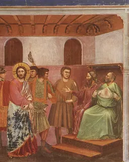 Christ before Caiaphas by Giotto di Bondone