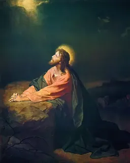 Christ in Gethsemane by Heinrich Hofmann