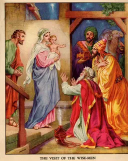 The Visit of the Wise Men by Heinrich Hofmann
