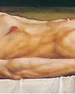 The Body of the Dead Christ in the Tomb by Hans Holbein the Younger