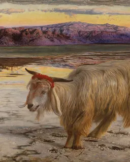 The Scapegoat by William Holman Hunt