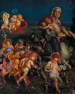 The Triumph of the Innocents by William Holman Hunt