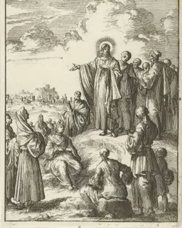 De Bergrede by Jan Luyken