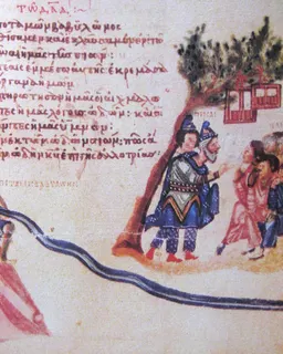 By the Rivers of Babylon (Khludov Psalter) by Master of the Khludov Psalter