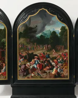 Worship of the Golden Calf by Lucas van Leyden
