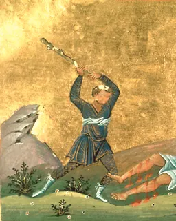 Onesimus of Byzantium (Menologion of Basil II) by Master of the Menologion of Basil II