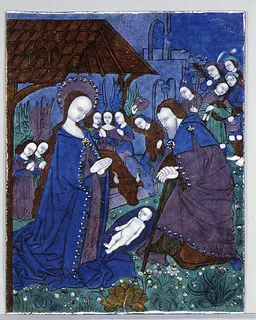 The Adoration of the Shepherds by Workshop of the Master of the High Foreheads