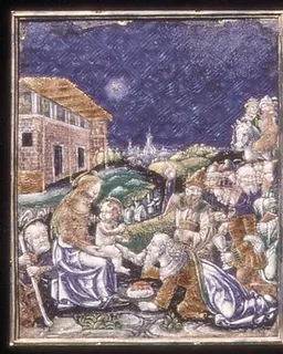 Adoration of the Shepherds and Adoration of the Magi by Anonymous