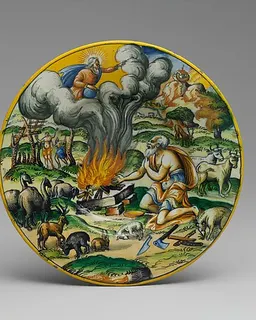 Sacrifice of Noah by Bernard Salomon