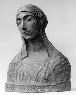 Virgin Mary (probably) by Mino da Fiesole (Mino di Giovanni)