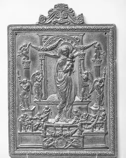 Virgin and Child with angels by Anonymous
