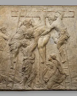 Descent from the Cross by Jean Goujon