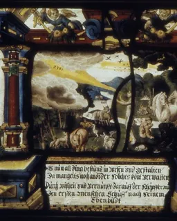 The Creation of Adam (one of a set of four) by Muller