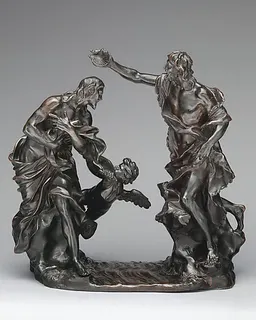 Baptism of Christ by Alessandro Algardi