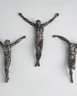 Christ and the Two Thieves Crucified by Michelangelo Buonarroti
