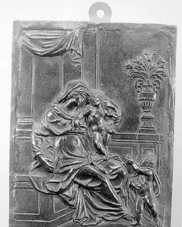 Madonna and Child with St. John by Jacopo Sansovino (Jacopo Tatti)