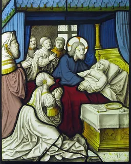 The Healing of Jairus' Daughter by Anonymous