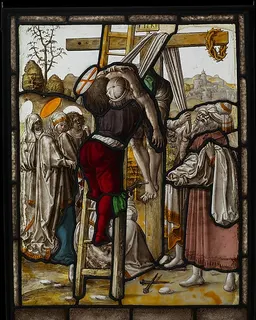 The Descent from the Cross (one of a set of 12 scenes from The Life of Christ) by Anonymous